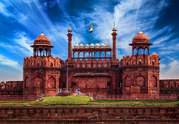 red fort delhi