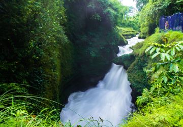 Devi's Fall, also known as Davis Fall or Patale Chhango, a prominent waterfall located in Pokhara, Nepal.