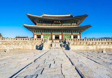 Gyeongbokgung Palace, a significant historical landmark in Seoul, South Korea