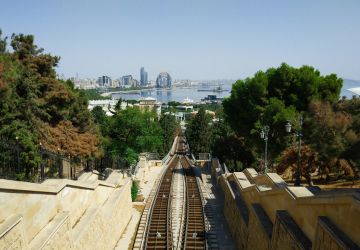 Highland Park (also known as Upland Park or Dagustu Park) in Baku