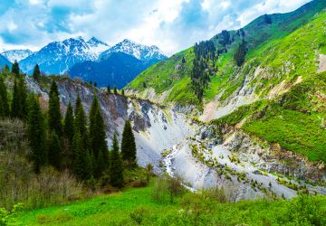Ile-Alatau National Park, located near Almaty in Kazakhstan.