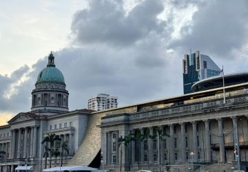 National Gallery Singapore, a prominent art museum located in the Civic District of Singapore.
