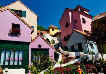 Petite France, a French cultural village located in the South Korean