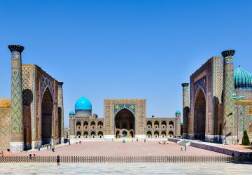 Registan Square in Samarkand, Uzbekistan