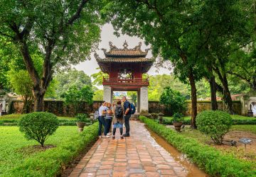 Temple of Literature (Van Mieu-Quoc Tu Giam) in Hanoi, Vietnam