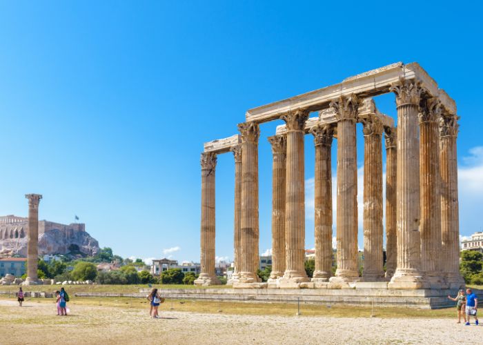 temple of olympian zeus athens