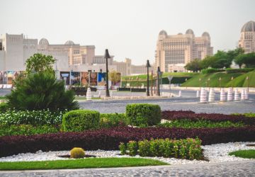 the Katara Cultural Village in Doha, Qatar.