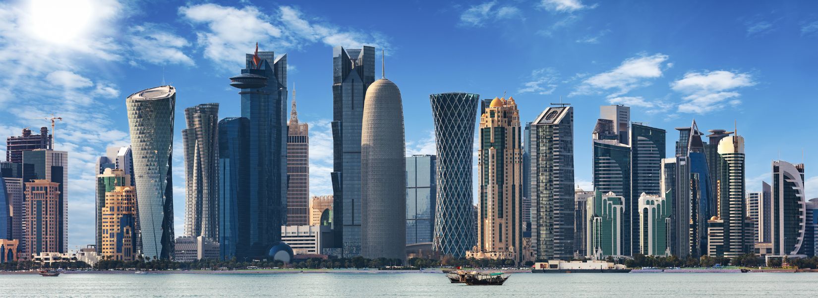 the iconic Doha Corniche in Qatar