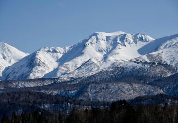 Mountain Landscape in Daisetsuzan National Park in Japan