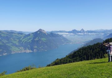 Lake Lucerne (Vierwaldstättersee) in Switzerland