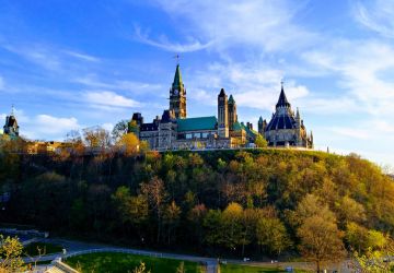 Parliament Hill in Ottawa, Canad