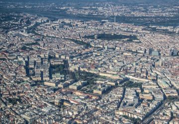 aerial view of Vienna