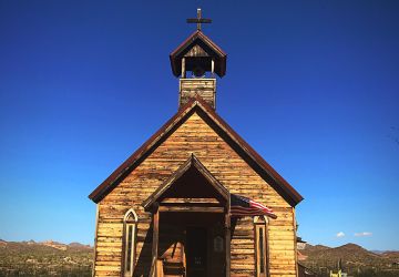 church located in Goldfield Ghost Town