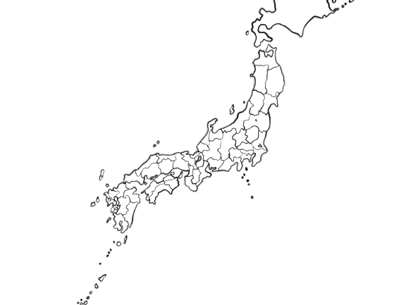 map japan