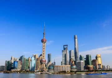 skyline of Shanghai